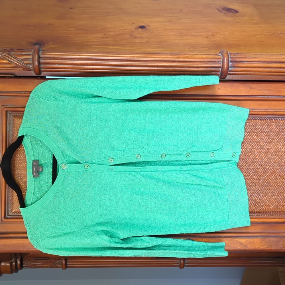 The Limited green cardigan